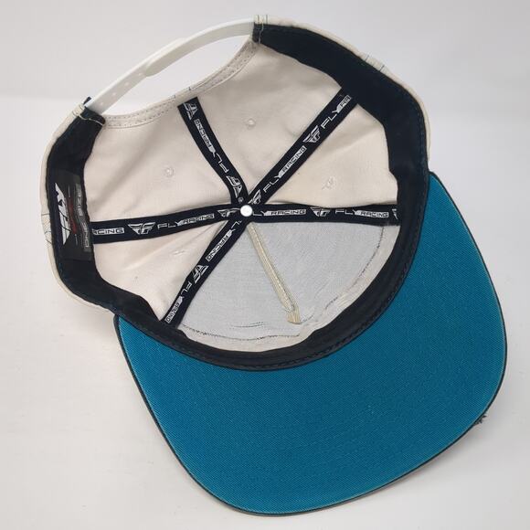 Fly Racing Snapback Hat Multicolor One Size Adjustable Colorblock - Picture 7 of 9